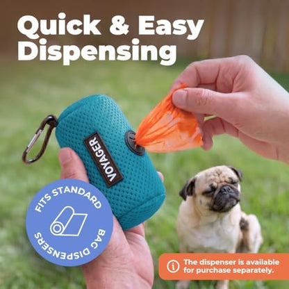 Best Pet Supplies Poop Bags for Dogs - Orange, 240 Count