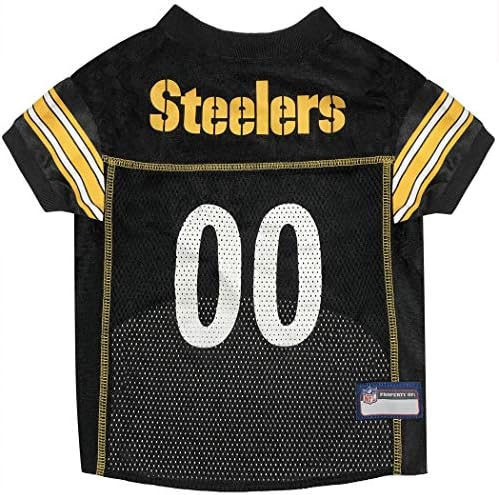 Pets First NFL Pittsburgh Steelers Dog Jersey, Size X-Large, Football Shirt Costume for Pet, Dog Sports T-Shirt, NFL Team Clothing for Cats, Licensed Pet Apparel Available in 7 Sizes and 32 Teams