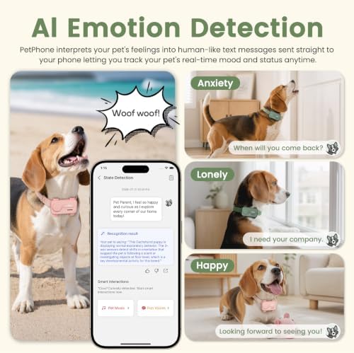 GPS Tracker for Dogs & Cats, Smart Real-Time Virtual Fence for Pet Tracker