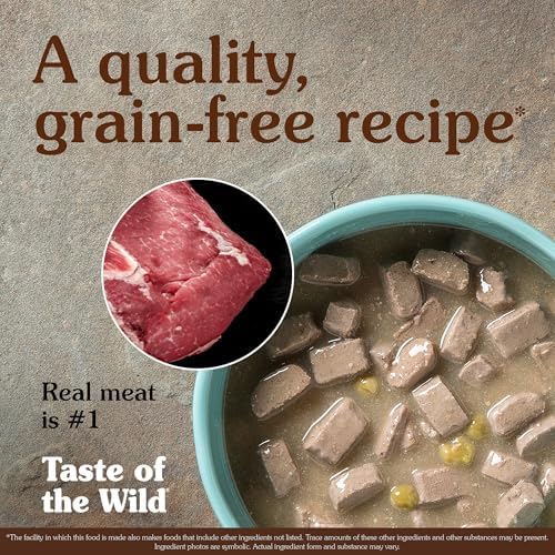 Taste of the Wild Southwest Canyon Wet Food Beef in Gravy 13.2oz Case of 12