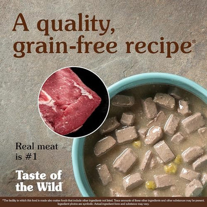Taste of the Wild Southwest Canyon Wet Food Beef in Gravy 13.2oz Case of 12
