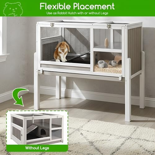 2-Story Guinea Pig Cage for Small Animals with Stand