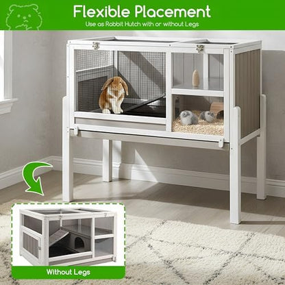 2-Story Guinea Pig Cage for Small Animals with Stand