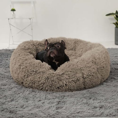 Hachikitty Calming Donut Cuddler Dog Beds, Medium & Large, 24''