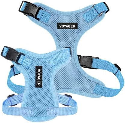Voyager Step-in Lock Dog Harness - Baby Blue, Small