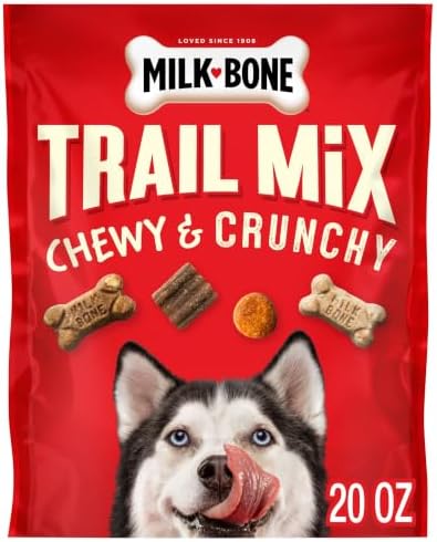 Milk-Bone Trail Mix, Crunchy & Chewy Dog Treats, 20 Oz. Bag
