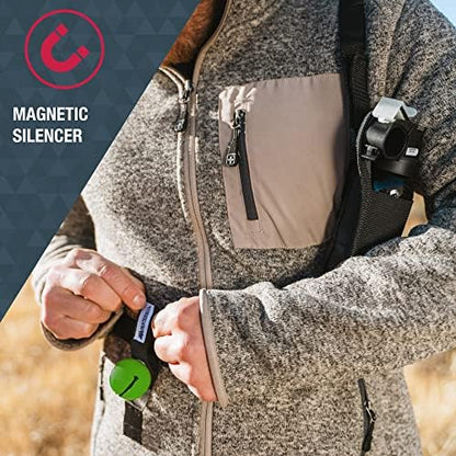 SABRE Frontiersman Bear Bell with Magnetic Silencer for Hiking & Camping