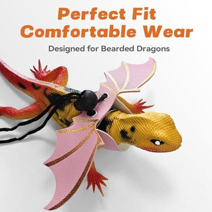 Dinosaur Wing Leash Harness for Bearded Dragons