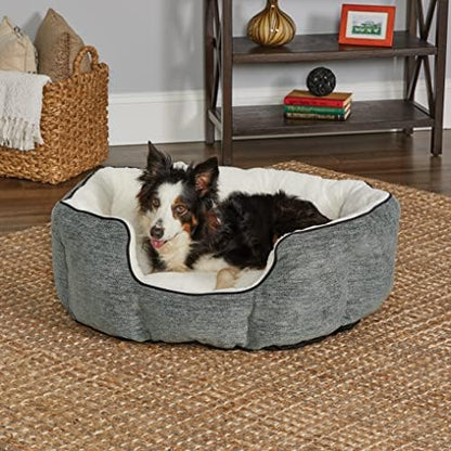 MidWest Homes for Pets Medium QuietTime Deluxe Pet Bed- Evergreen/Fur