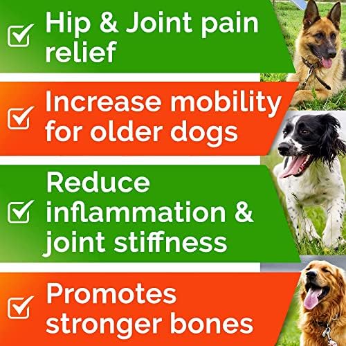 Advanced Joint Hemp Chews for Dogs Mobility - Hip & Joint Pain Relief Chews
