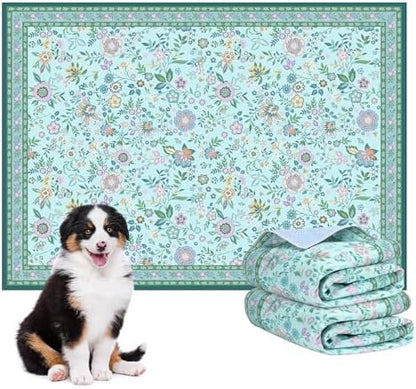 Washable Pee Pad for Dogs, 2 Pack Large Reusable Puppy Pads, 36"x48"