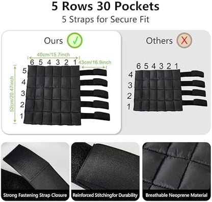 Reusable Gel Horse Ice Boots 2 Pack, Adjustable 5 Leg Cooling Wraps