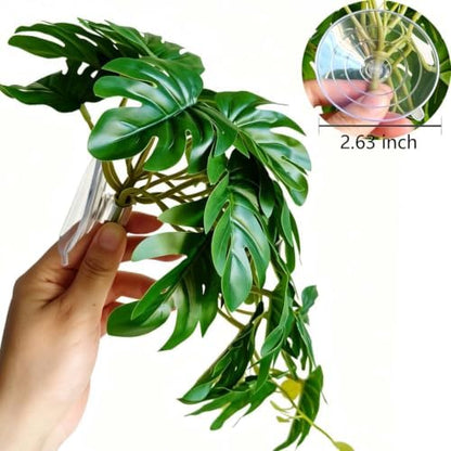 Fake Reptile Plants for Terrarium ,Tank Decor,Artificial Plant