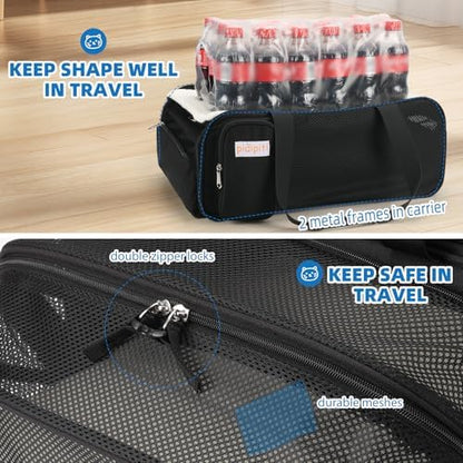 pidipiti 18x14x8 Soft-Sided pet Carrier,for 1 Extra-Small Dog/Medium cat