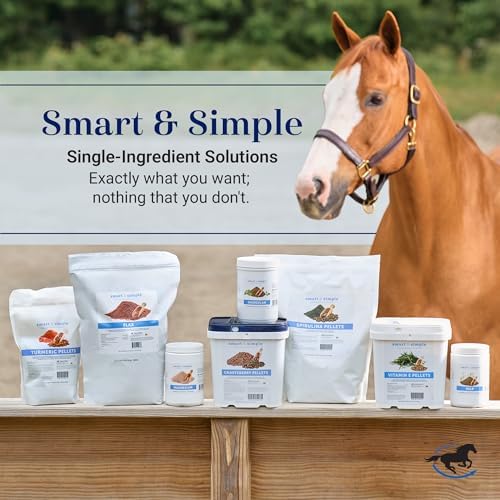 SmartEquine Smart & Simple Magnesium Horse Supplement, 3 lb, 154 Servings