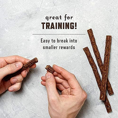 Rocco & Roxie Beef Jerky Dog Treats, Soft Training Chews, 1 lb, USA Made