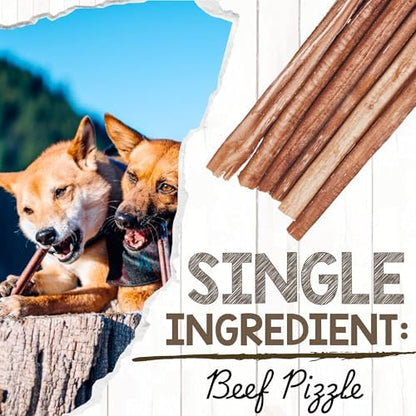 Nature Gnaws Small Bully Sticks 5-6" Rawhide Free Dog Chews, 15 Count