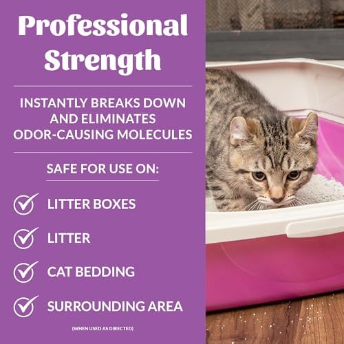 SKOUT'S HONOR Professional Strength Cat Litter Box Deodorizing Spray, 35 oz