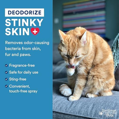SkinSmart Antimicrobial Wound Care for Pets, Hypochlorous Acid Spray, 8 oz