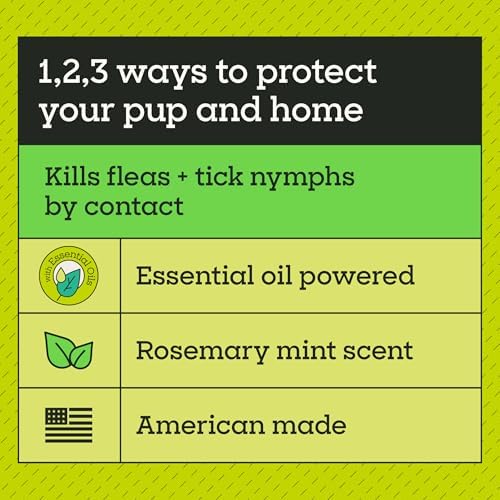 Pet Life Unlimited Flea & Tick Spray for Home, 16 oz, Plant-Based Indoor Prevention and Treatment for Dogs, Kill & Repel Fleas, Ticks & Eggs, Protect Carpet, Furniture & Bedding, (Pack of 6)