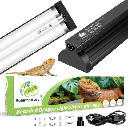 UVB Light for Reptiles 12in 8W T5 HO 10.0 UVB Kit w/Bulb Dragon Tank