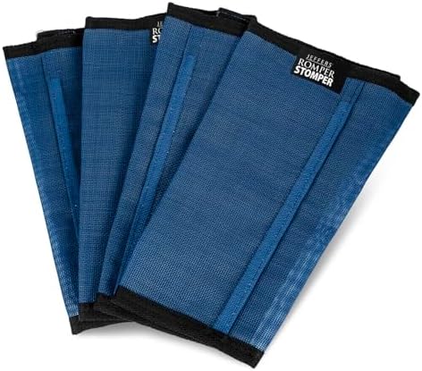 Jeffers Romper Stomper Fly Boots for Horses - Grey, Large – Breathable Mesh Leg Wraps for Insect Protection, Stable Accessories for Summer Turnout, Ride Gear, Horse Hoof & Leg Care - 4 Pack