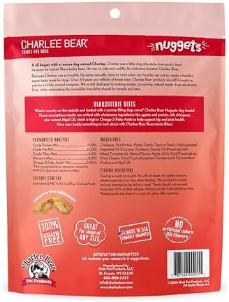 Charlee Bear Nuggets Bearcuterie Bites Hip & Joint Dog Treats, 6 oz