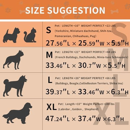 HAOMAIJIA Dog Couch Bed for Small Dogs, Non Slip Pet Couch Covers for Sofa Thick Soft Washable Dog Couch Cover Protector All Seasons Universal Dogs and Cats Bed Mat (Khaki, Small)