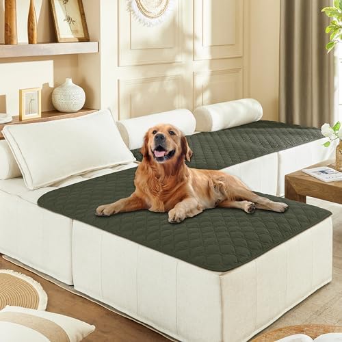 gogobunny Waterproof Blanket for Dogs，Couch Covers for Sectional Sofa
