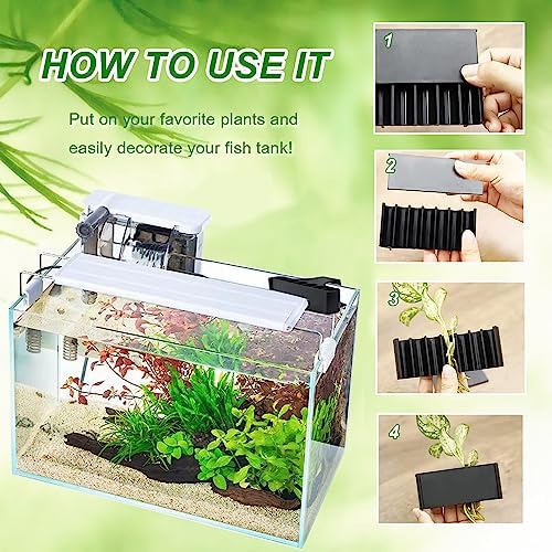 2PC 7 Holes Upgraded Aquarium Plant Holder, Aquatic Plants Cup for Tank