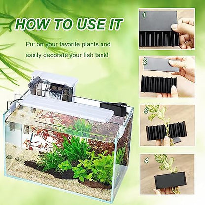 2PC 7 Holes Upgraded Aquarium Plant Holder, Aquatic Plants Cup for Tank