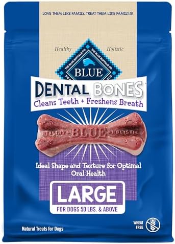 Blue Buffalo Large Dental Bones, 27 oz, 17 Bones