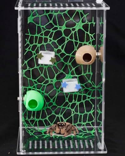 3 Pcs Magnetic Jumping Spider Feeding Dish Jumping Spider Enclosure Accessories Star-Shaped Design Reptile Water Bowl for Other Small Reptiles or Insects