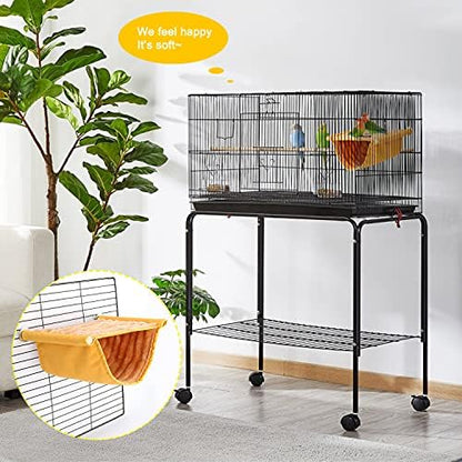 BWOGUE Bird Nest Bed Hanging Hammock, Parakeet Bed for Cage, Cockatiel Bed