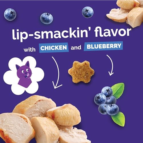 Fruitables Cat Treats - Crunchy - Salmon, Tuna, Chicken - 2.5 Oz (3 Pk)