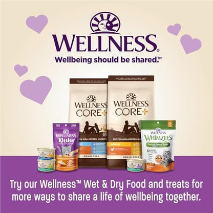 Wellness Kittles Crunchy Cat Treats, All Lifestages, Kitten to Senior, Natural, Grain Free, Tuna and Cranberry Flavor, 2 oz Bag (Pack of 2)