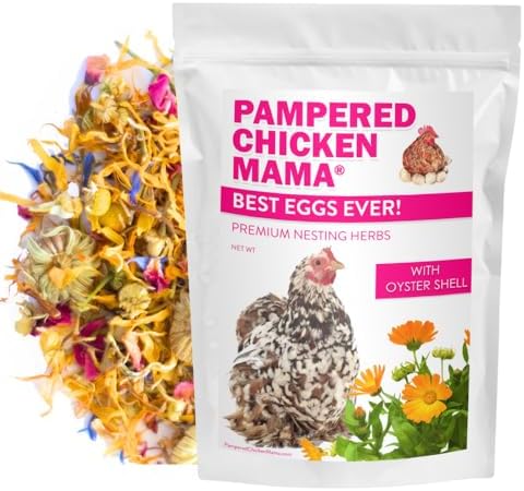 Pampered Chicken Mama Best Eggs Ever! Nesting Herbs for Chickens (10 Ounces) | Chicken Nesting Herbs