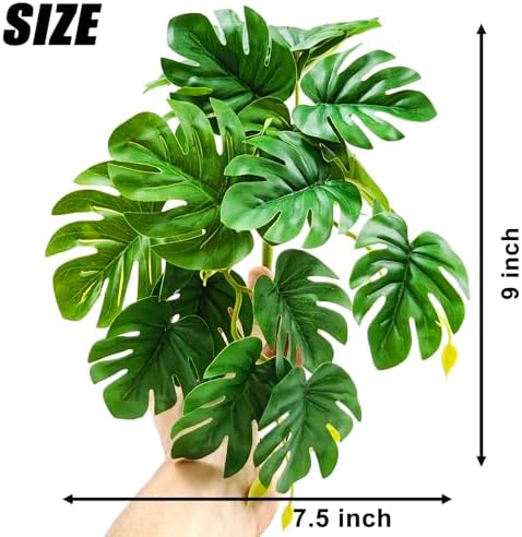Woyrise Fake Reptile Plants for Terrarium,Tank Decor, Artificial Plant