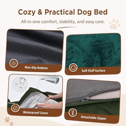 Comfort Expression Waterproof Orthopedic Dog Bed for Extra Large Dogs