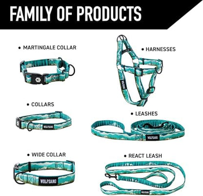 Wolfgang Heavy Duty Adjustable Dog Harness, Pull-Tested to Over 800 lbs for Walking & Training, GreatEscape Print, Large