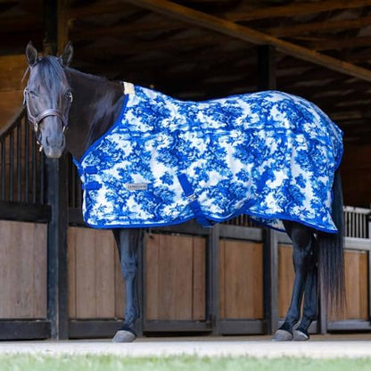 Jeffers Expression Standard Neck Fleece Cooler Horse Blanket, 84" – Lightweight Breathable Polyester Fleece Horse Cooler for Moisture Control, Drying, Layering, All Year Round Use - Equestrian Toile