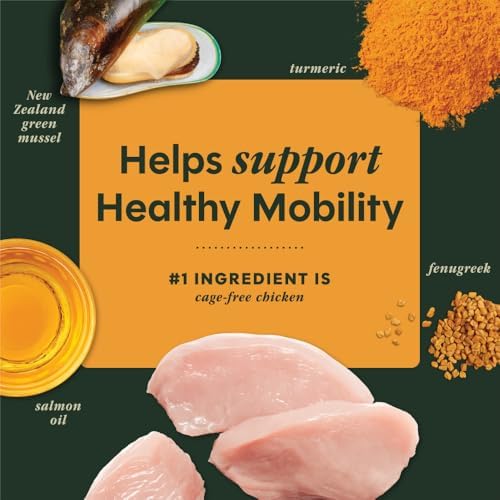 Raw Boost Mixers Mobility Support Freeze-Dried Dog Food Topper, 5.5 oz. Bag