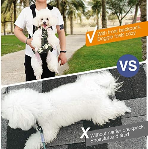 Pawaboo Pet Front Carrier Backpack for Small Medium Dogs