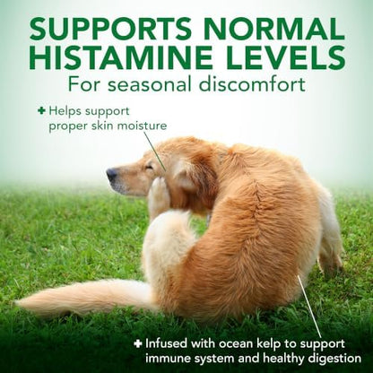 Vet's Best Seasonal Allergy Soft Chews for Dogs, Soothes Dog, 30 Day Supply