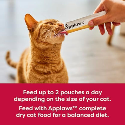 Applaws Chicken & Tuna Puree Lickable Cat Treats 24-Pack 0.5 oz Sachets