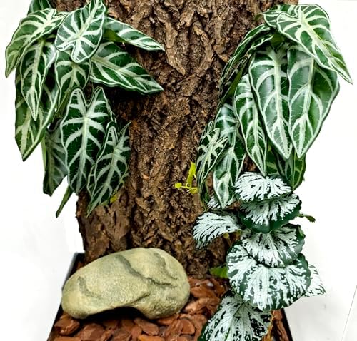 Woyrise Fake Reptile Plants for Terrarium,Tank Decor, Artificial Plant