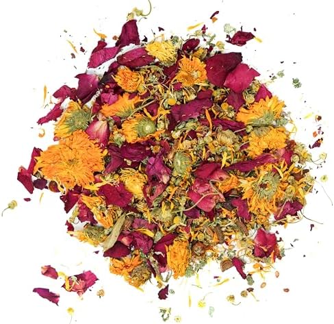 Forage Mix,100% All Natural Botanical Herb Treat for Rabbit Hamster Guinea Pig Chinchilla Chicken Gerbil Degu & Other Small Animals (All in One Forage Mix 30g)