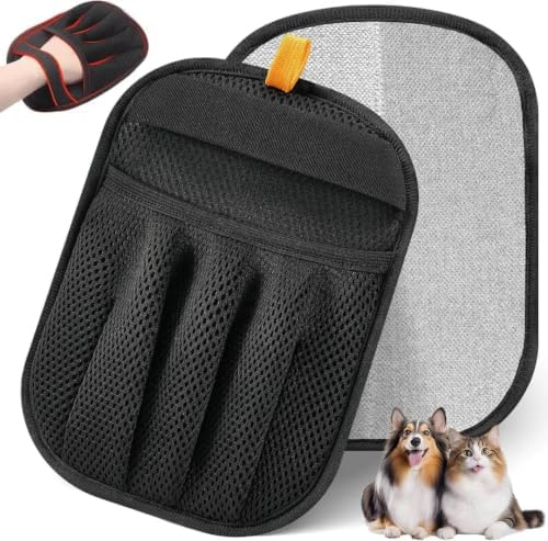 Pet Hair Remover Glove for Dogs & Cats – Five Finger Electrostatic Glove
