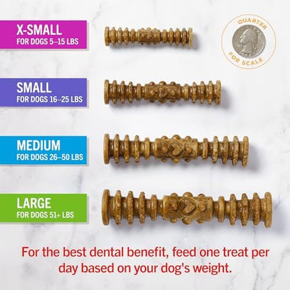 Stella & Chewy's Dental Delights with Freeze-Dried Chicken - Large Dental Treats for Dogs, 23.2 Ounce Bag