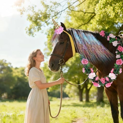Horse Costume Bling Accessory for Real Horse Birthday Party Decor
